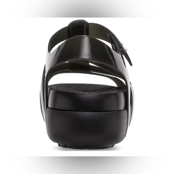 Crocs Splash Glossy Fisherman Sandals - Black - Picture 4 of 6